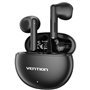 Auriculares Bluetooth Vention ELF 06 NBKB0 com caixa de carregamento/ Autonomia 6h/ Pretos
