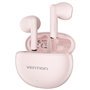 Auriculares Bluetooth Vention ELF 06 NBKP0 com caixa de carregamento/ Autonomia 6h/ Rosas