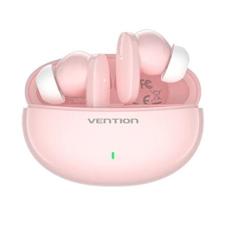 Auriculares Bluetooth Vention NBFP0 com caixa de carregamento/ Autonomia 7h/ Rosas