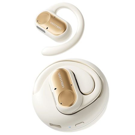 Auriculares Desportivos Bluetooth Vention Open Ear OpenBeat O11 NBPN0 com caixa de carregamento/ Beige