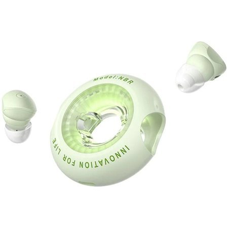 Auriculares Bluetooth Vention NBRG0 com caixa de carregamento/ Autonomia 6h/ Verdes