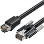 Cabo de Rede RJ45 SFTP Vention IBUBJ Cat.6/ 8m/ Preto