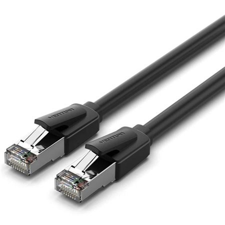 Cabo de Rede RJ45 SFTP Vention IKKBF Cat.8/ 1m/ Preto