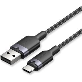 Cabo USB 2.0 USB-C Vention CTNBH/ USB-C Macho - USB Macho/ Até 60W/ 480Mbps/ 2m/ Preto