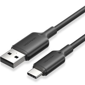 Cabo USB 2.0 USB-C Vention CTQBH/ USB-C Macho - USB Macho/ Até 60W/ 480Mbps/ 2m/ Preto