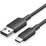 Cabo USB 2.0 USB-C Vention CTQBH/ USB-C Macho - USB Macho/ Até 60W/ 480Mbps/ 2m/ Preto