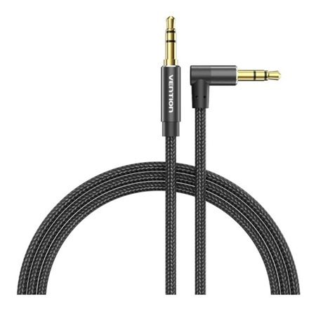 Cabo Audio Vention BAZBH/ Jack 3.5 Macho - Jack 3.5 Macho/ 2m/ Preto