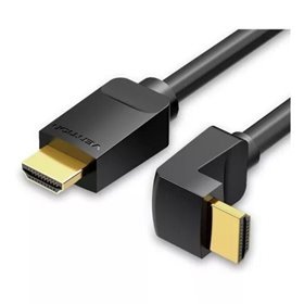 Cabo HDMI 2.0 4K Ângulo 90º Vention AARBG/ HDMI Macho - HDMI Macho/ 1.5m/ Preto