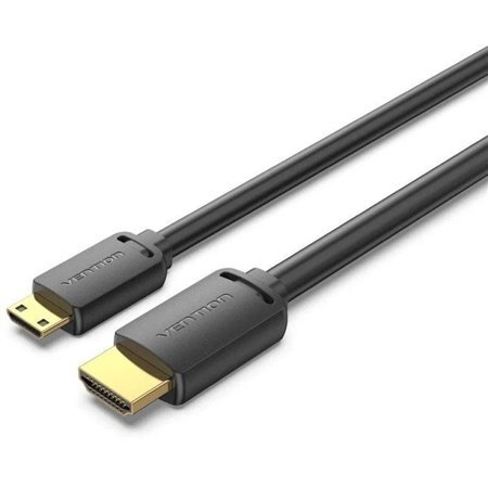 Cabo HDMI 4K Vention AGHBG/ HDMI Macho - Mini HDMI Macho/ 3m/ Preto