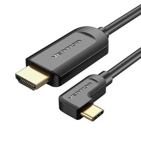 Cabo Conversor HDMI 1.4 4K Vention CGVBG/ USB-C Macho - HDMI Macho/ 1.5m/ Preto