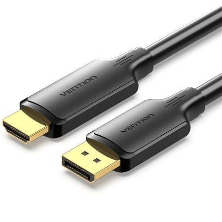Cabo Conversor Vention HFOBF/ DisplayPort Macho - HDMI Macho/ 1m/ Preto