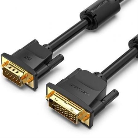 Cabo Conversor Vention EACBH/ DVI-D Macho - VGA Macho/ 2m/ Preto