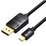 Cabo Conversor Vention HAABI/ Mini DisplayPort Macho - DisplayPort Macho/ 3m/ Preto