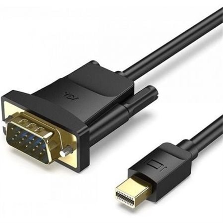 Cabo Conversor Vention HFDBH/ Mini DisplayPort Macho - VGA Fêmea/ 2m/ Preto