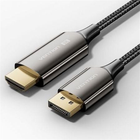 Cabo Conversor Vention HFPBAC/ DisplayPort Macho - HDMI Macho/ 1.8m/ Preto