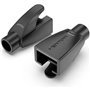 Capa Protectora RJ45 Vention IODB0-100/ 100 uds/ Preta