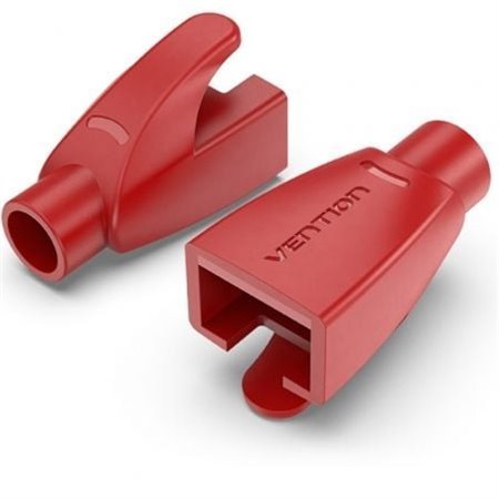 Capa Protectora RJ45 Vention IODR0-100/ 100 uds/ Roja