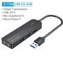 Hub USB 3.0 com Placa de Som Vention CHIBB/ 3xUSB/ 1xMicroUSB PD