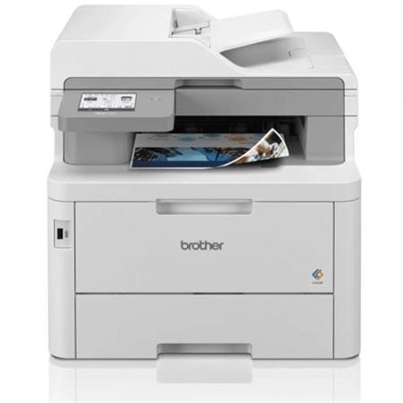 Impressora multifuncional a laser colorida Brother MFC-L8340CDW WiFi/Fax/Duplex/Branca