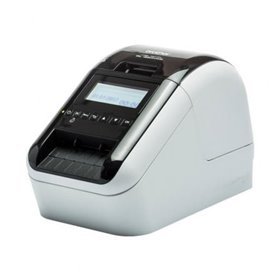 Impressora de etiquetas Brother QL-820NWBC/ Térmica/ Largura da etiqueta 62 mm/ USB-Bluetooth-WiFi-Ethernet/ Branca e preta