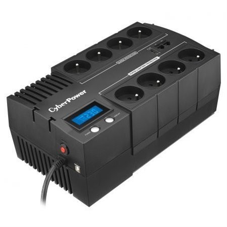 Cyberpower BR700ELCD Nobreak Interativo de Linha/ 700VA-420W/ 8 Saídas/ Formato de Bloco