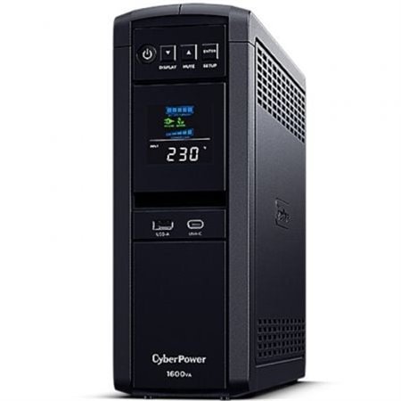 Cyberpower CP1600EPFCLCD UPS interativo de linha/ 1600VA-1000W/ 6 saídas/ Formato de torre