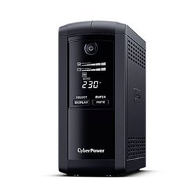 Cyberpower VP1000ELCD Nobreak interativo de linha/ 1000VA-550W/ 4 saídas/ Formato de torre