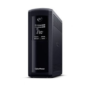 Cyberpower VP1200ELCD-DE No-break interativo de linha/ 1200VA-720W/ 5 saídas/ Formato de torre