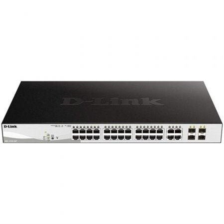 Switch Gerenciável D-Link DGS-1210-24P 24 Portas/ RJ-45 10/100/1000/ PoE/ SFP