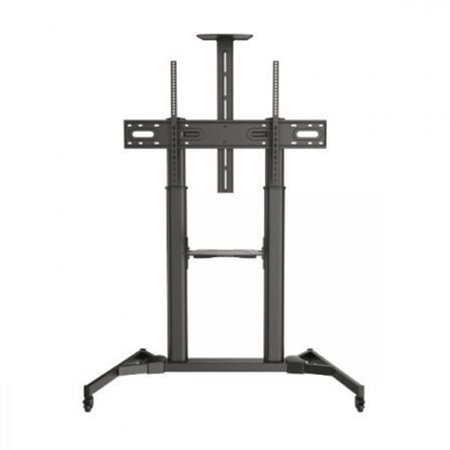 Suporte de chão ajustável/inclinável Fonestar STS-42106N com rodas para TVs de 60 a 100 polegadas/até 100 kg