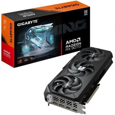 Placa de vídeo Gigabyte Radeon RX 9070 Gaming OC/16 GB GDDR6
