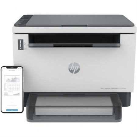 Impressora multifuncional a laser monocromática recarregável HP Laserjet Tank 2604dw WiFi/Duplex/Branca