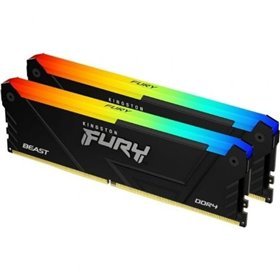 Memória RAM Kingston FURY Beast RGB 2 x 8 GB/ DDR4/ 3200 MHz/ 1,35 V/ CL16/ DIMM