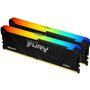 Memória RAM Kingston FURY Beast RGB 2 x 8 GB/ DDR4/ 3200 MHz/ 1,35 V/ CL16/ DIMM