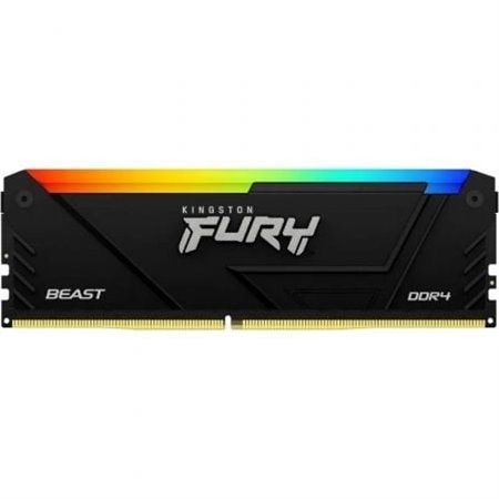 Kingston FURY Beast RGB 8GB/ DDR4/ 3600MHz/ 1,35V/ CL17/ Memória RAM DIMM