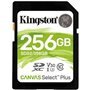 Cartão de memória Kingston CANVAS Select Plus 256 GB SD XC/ Classe 10/ 100 MB