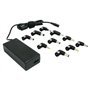 Carregador de laptop Leotec/ 70W/ Automático/ 10 conectores/ Voltagem 15-20V