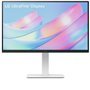 Monitor profissional LG UltraFine 27US550-W 4K de 27", altura ajustável, branco