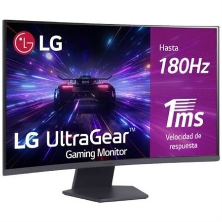 Monitor Gamer Curvo LG UltraGear 32GS60QC-B 31,5"/ QHD/ 1ms/ 180Hz/ VA/ Preto