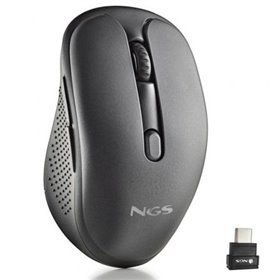 Mouse sem fio silencioso NGS Evo Mix/ Bateria recarregável/ Até 3200 DPI/ Preto