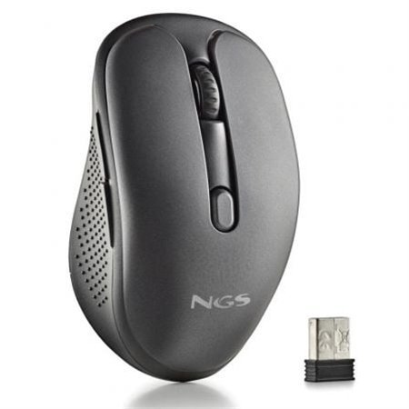 Mouse sem fio silencioso NGS Evo Peep/ Bateria recarregável/ Até 3200 DPI/ Preto