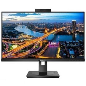 Philips 242B1H Monitor Profissional de 23,8"/ Full HD/ Webcam/ Multimídia/ Altura Ajustável/ Preto