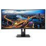 Monitor profissional ultrawide curvo Philips 346B1C de 34"/ WQHD/ Multimídia/ Altura ajustável/ Preto