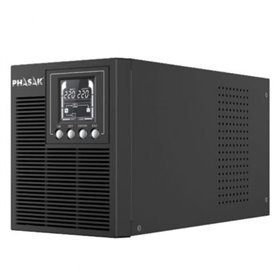 UPS Online Phasak 1000 VA Online LCD/ 1000VA-900W/ 3 Saídas/ Formato Torre