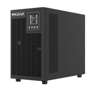 UPS Online Phasak 3000 VA Online LCD/ 3000VA-2700W/ 4 Saídas/ Formato Torre