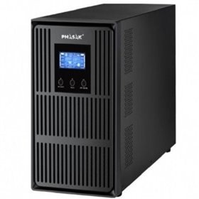UPS Online Phasak Conqueror Pro 3000 VA Online LCD/ 3000VA-2700W/ 3 Saídas/ Formato Torre
