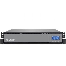 UPS Online Phasak Rack 19" 2000 VA Online LCD/ 2000VA-1800W/ 4 Saídas/ Formato Rack
