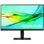 Monitor profissional Samsung ViewFinity S6 S24D604UAU 24" QHD, altura ajustável, preto