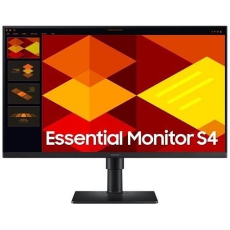 Monitor Samsung Essential S4 S27D406GAU/ 27"/ Full HD/ Multimídia/ Altura ajustável/ Preto
