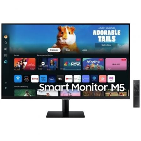Monitor Inteligente Samsung M5 S27DM502EU 27"/ Full HD/ Multimídia/ Smart TV/ Preto